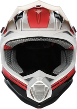 Load image into Gallery viewer, Moose Offroad MR3 Helmet - F.A.F. - White/Black/Red - XL 0110-8939 - Back View