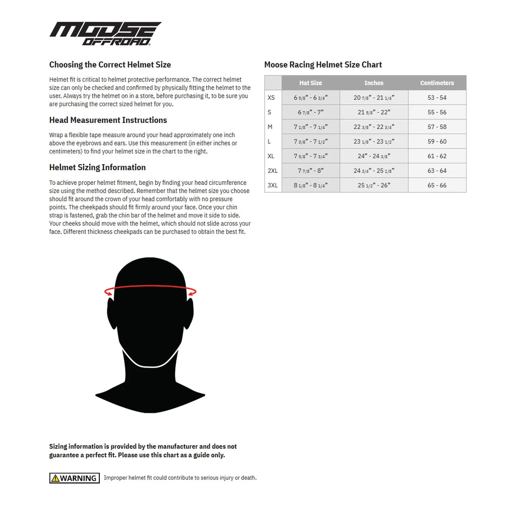Moose Offroad MR3 Helmet - F.A.F. - White/Black/Red - XL 0110-8939 - Additional View 6