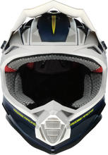 Load image into Gallery viewer, Moose Offroad MR3 Helmet - F.A.F. - White/Navy/Green - 2XL 0110-8947 - Side View