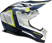 Load image into Gallery viewer, Moose Offroad MR3 Helmet - F.A.F. - White/Navy/Green - 2XL 0110-8947 - Back View