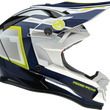 Load image into Gallery viewer, Moose Offroad MR3 Helmet - F.A.F. - White/Navy/Green - XL 0110-8946 - Installation View