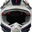 Load image into Gallery viewer, Moose Offroad MR3 Helmet - F.A.F. - White/Navy/Pink - Large 0110-8950 - Back View