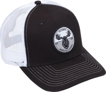 Load image into Gallery viewer, Moose Offroad MUD Badge Hat - Black/White C2902769 - Main Product View