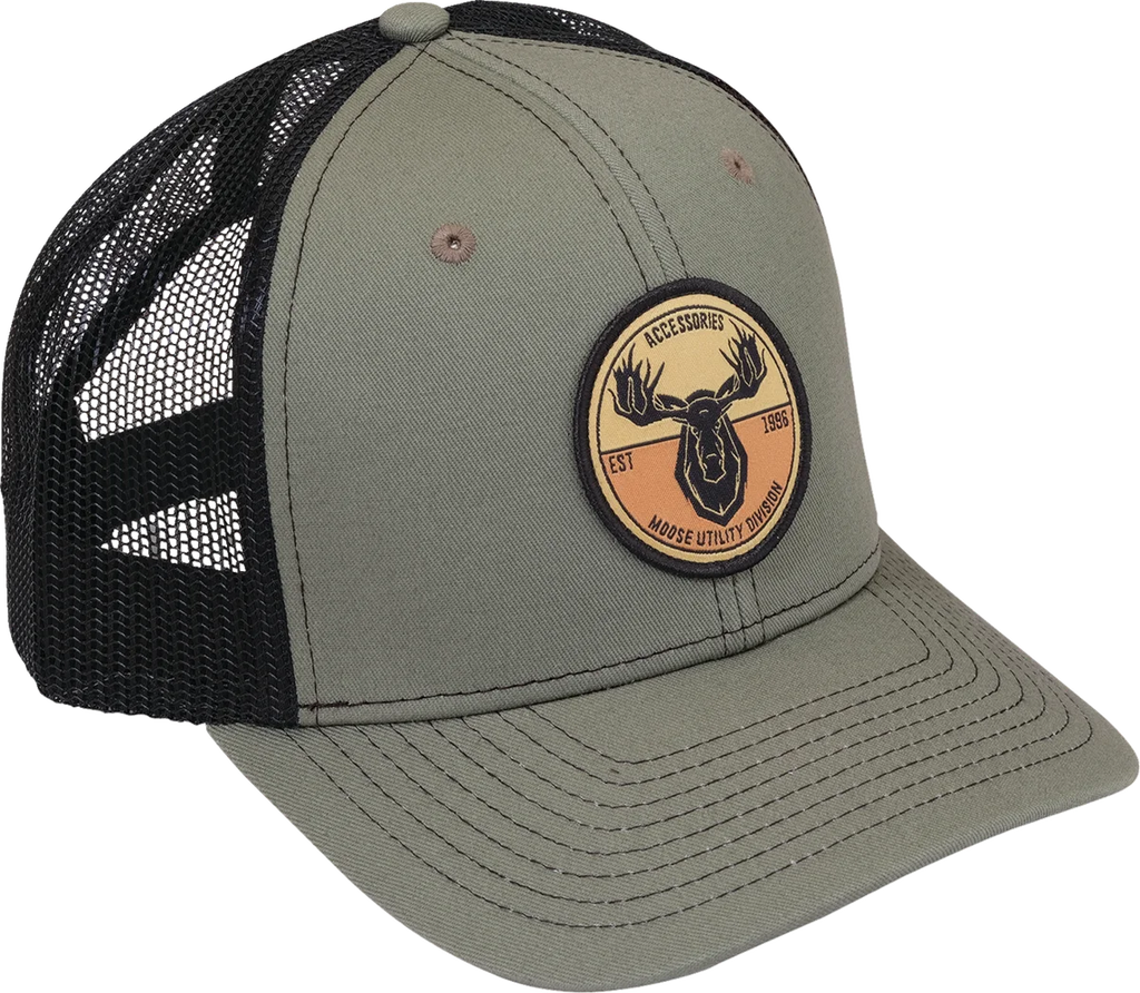 Moose Offroad MUD Badge Hat - Olive/Black C2402770 - Main Product View