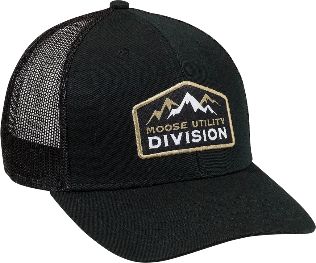 Moose Offroad MUD Mountain Hat - Black - One Size 2501-3819 - Side View