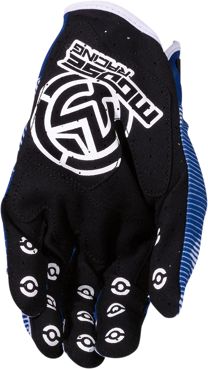 Moose Offroad MX1™ Gloves - Blue/White - Large 3330-7048 - Side View