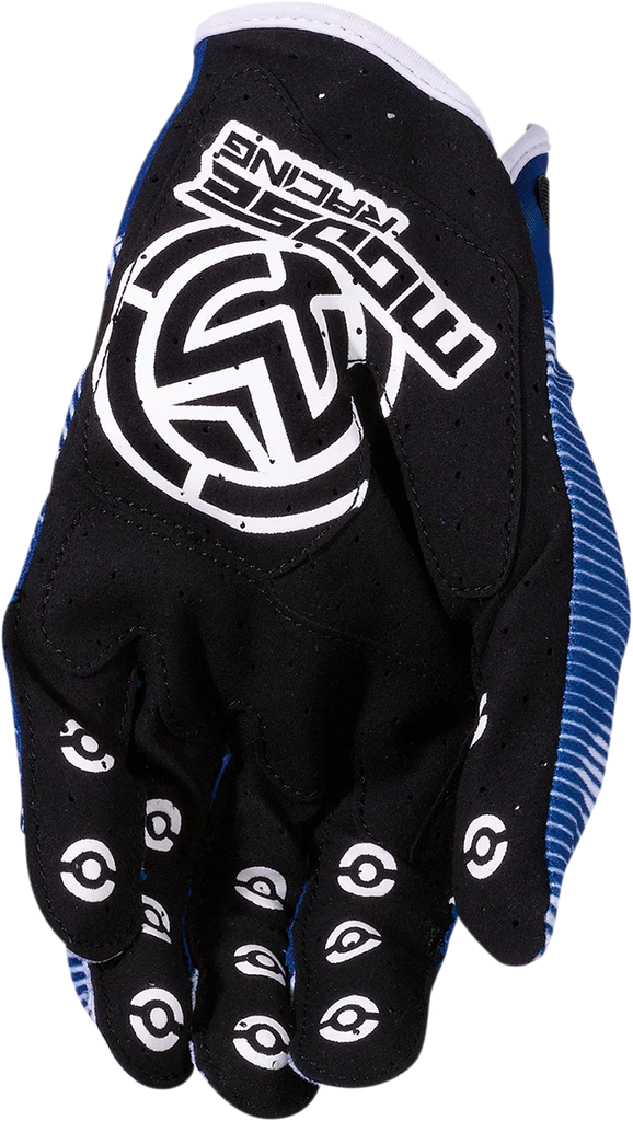 Moose Offroad MX1™ Gloves - Blue/White - Large 3330-7048 - Side View