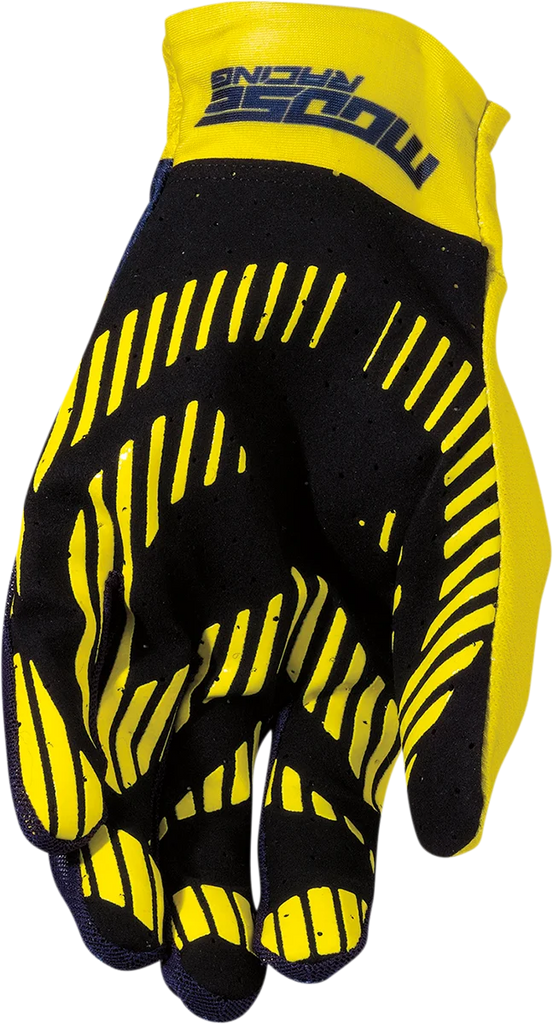 Moose Offroad MX2™ Gloves - Navy/Hi-Vis - Large 3330-7036 - Side View