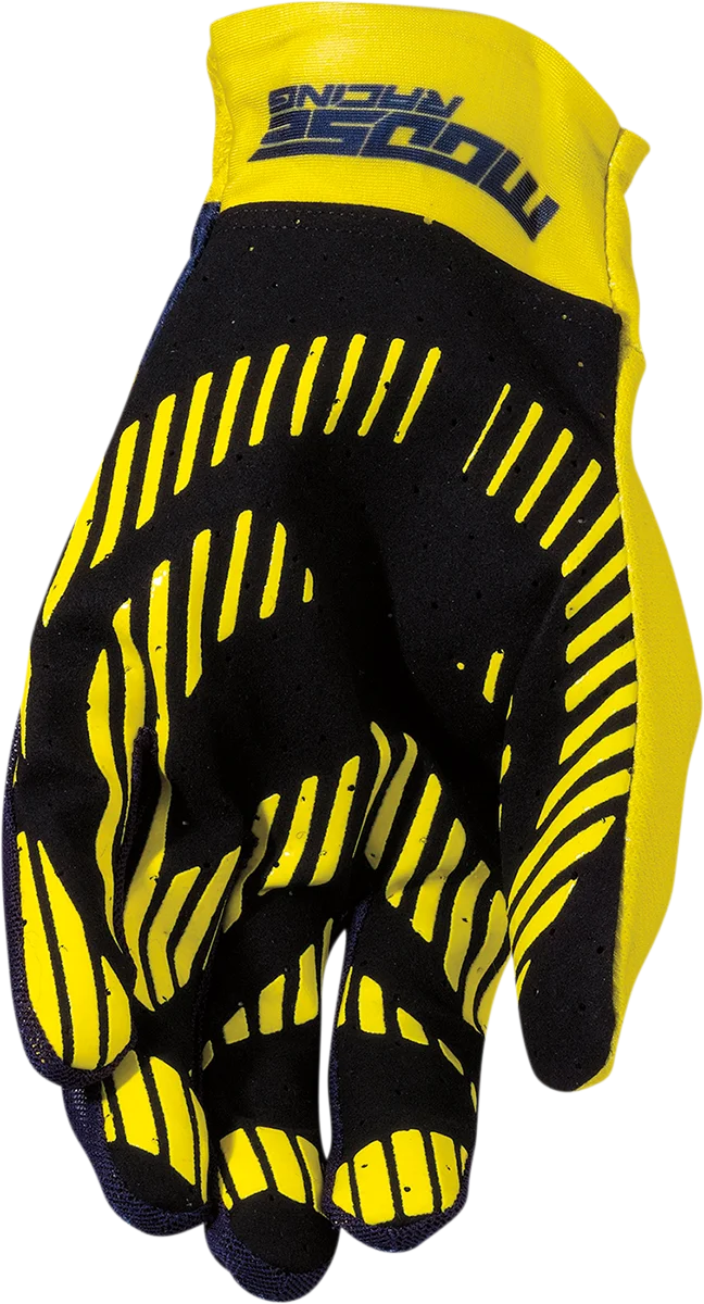 Moose Offroad MX2™ Gloves - Navy/Hi-Vis - XL 3330-7037 - Side View