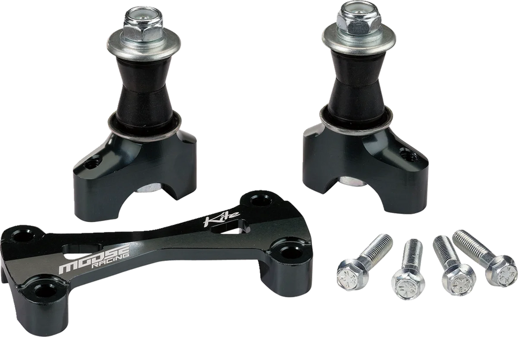 Moose Offroad MX/EN Risers w/ Bar Mount - 40 mm - Black 10.331.B.AN - Side View