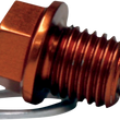 Load image into Gallery viewer, Moose Offroad Magnetic Drain Plug - Orange - KTM DP108 - Main Product View