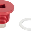 Load image into Gallery viewer, Moose Offroad Magnetic Drain Plug - Red - Husqvarna DP126 - Main Product View