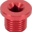 Load image into Gallery viewer, Moose Offroad Magnetic Drain Plug - Red - Husqvarna DP127 - Main Product View