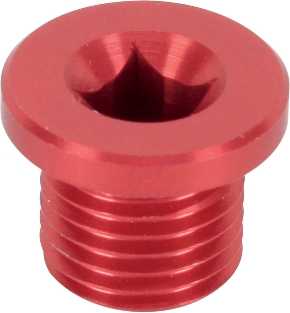Moose Offroad Magnetic Drain Plug - Red - Husqvarna DP127 - Main Product View