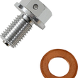 Load image into Gallery viewer, Moose Offroad Magnetic Drain Plug - Suzuki T14-3081S - Side View