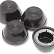 Load image into Gallery viewer, Moose Offroad Manual Lift Axle Caps BB22PF - Side View
