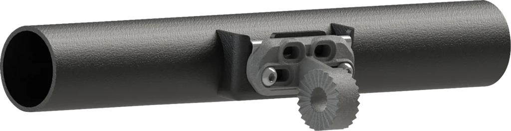 Moose Offroad Mirror Adapter - Rear View - 2-Hole - Black CTR-2BOLT - Back View