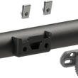 Load image into Gallery viewer, Moose Offroad Mirror Adapter - Rear View - 2-Hole - Black CTR-2BOLT - Installation View