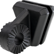 Load image into Gallery viewer, Moose Offroad Mirror Adapter - Rear View - Black CTR-TRITAB - Main Product View