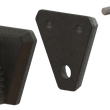 Load image into Gallery viewer, Moose Offroad Mirror Adapter - Rear View - Black CTR-TRITAB - Side View