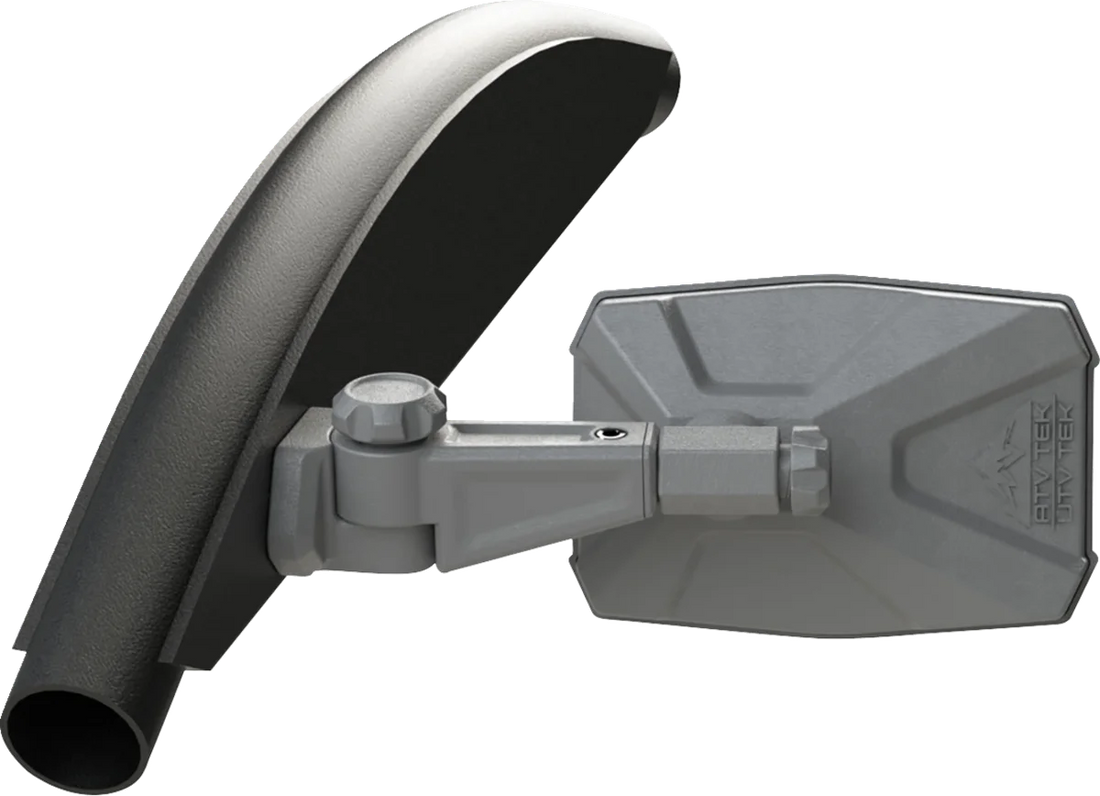 Moose Offroad Mirror Adapter - Side View - Black X3NOR-1 - Installation View