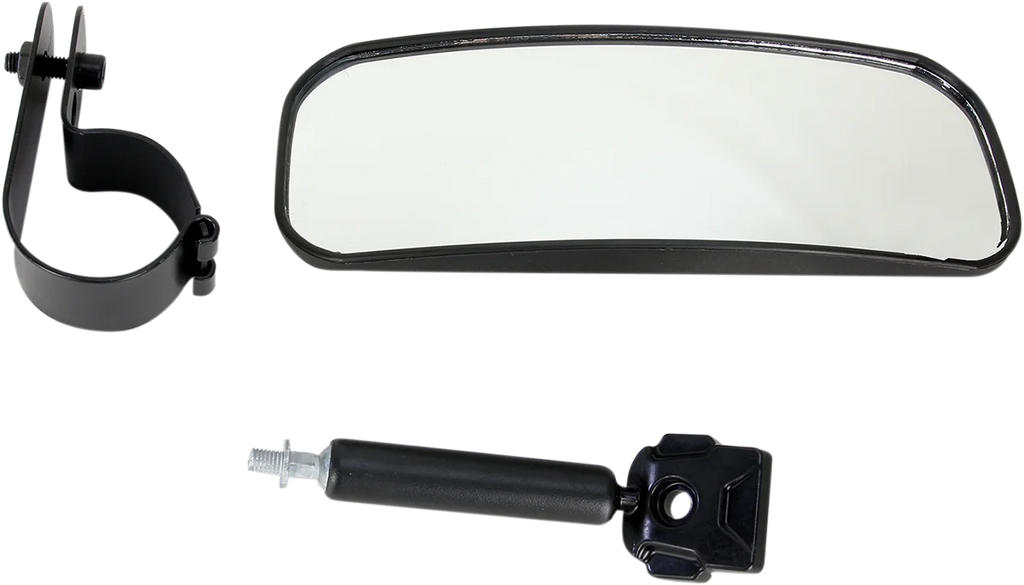 Moose Offroad Mirror - Auto-Style - Rear View - Wide Angle - Rectangle - Black - 2" 56-18052A - Installation View