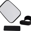 Load image into Gallery viewer, Moose Offroad Mirror - Rear View - Rectangle - Black - 2" 56-18039A - Side View