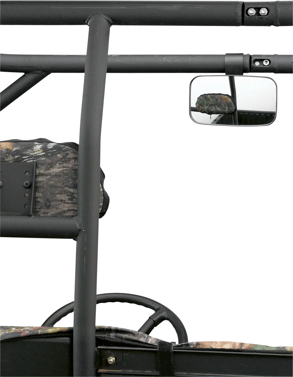 Moose Offroad Mirror - Rear View - Rectangle - Black - 2" 56-18039A - Back View