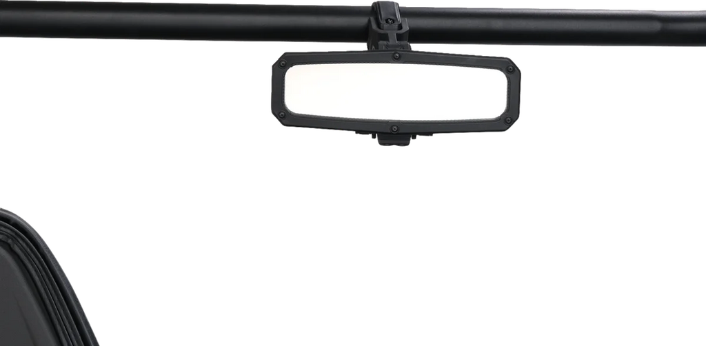 Moose Offroad Mirror - Rear View w/LED Dome Light - Black - UTV UTVMIRCTR-LED-1 - Main Product View