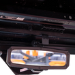 Load image into Gallery viewer, Moose Offroad Mirror - Rear View w/LED Dome Light - Black - UTV UTVMIRCTR-LED-1 - Back View