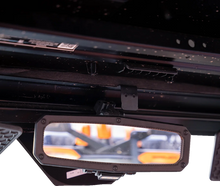 Load image into Gallery viewer, Moose Offroad Mirror - Rear View w/LED Dome Light - Black - UTV UTVMIRCTR-LED-1 - Back View