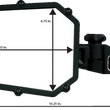 Load image into Gallery viewer, Moose Offroad Mirror - Side View - Octagon - Black MUTVMIR-ES1-CCS - Back View