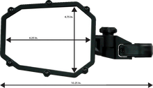 Load image into Gallery viewer, Moose Offroad Mirror - Side View - Octagon - Black MUTVMIR-ES1-CCS - Back View