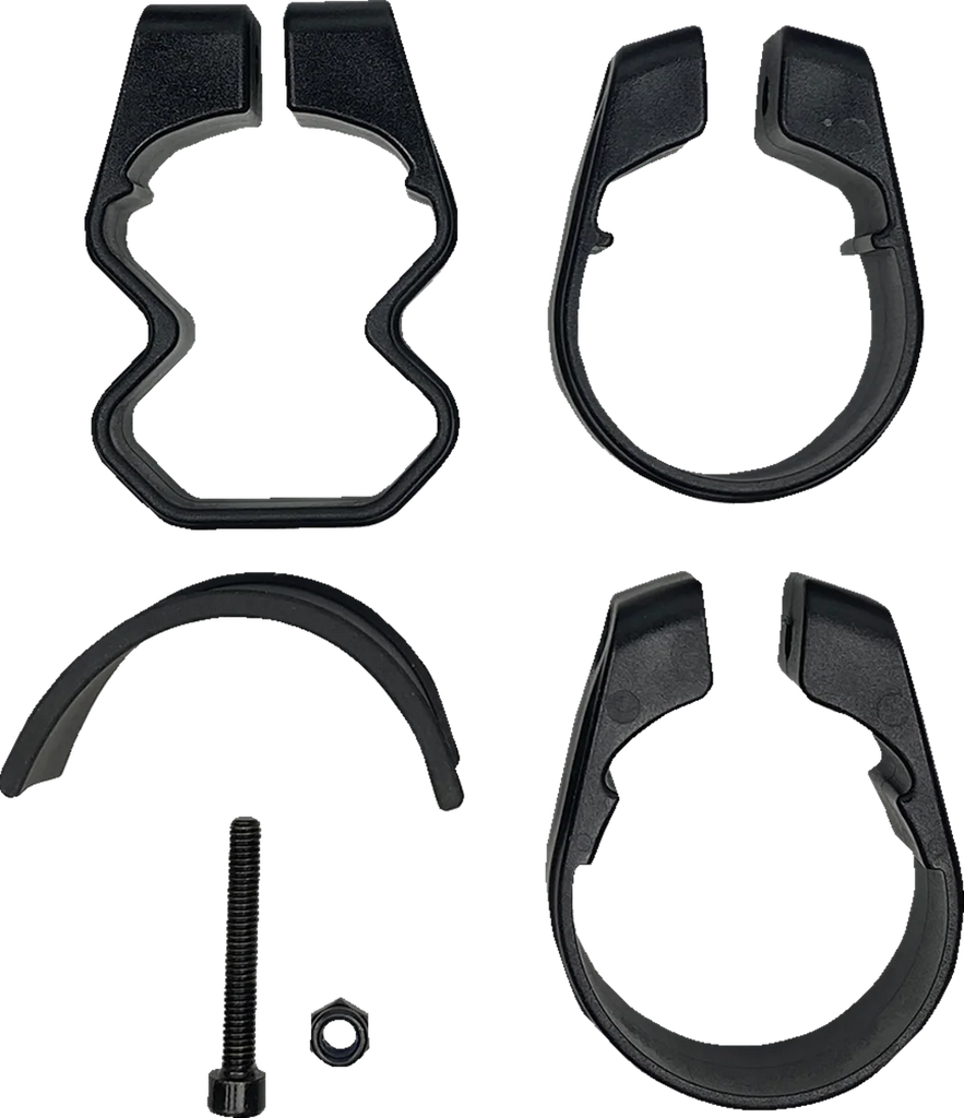 Moose Offroad Mirror - Side View - Octagon - Black MUTVMIR-ES2-CCS - Back View
