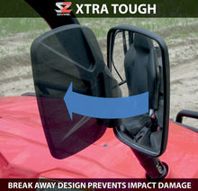 Load image into Gallery viewer, Moose Offroad Mirrors - Side View - Rectangle - Black - 1.75" 56-18080A - Side View