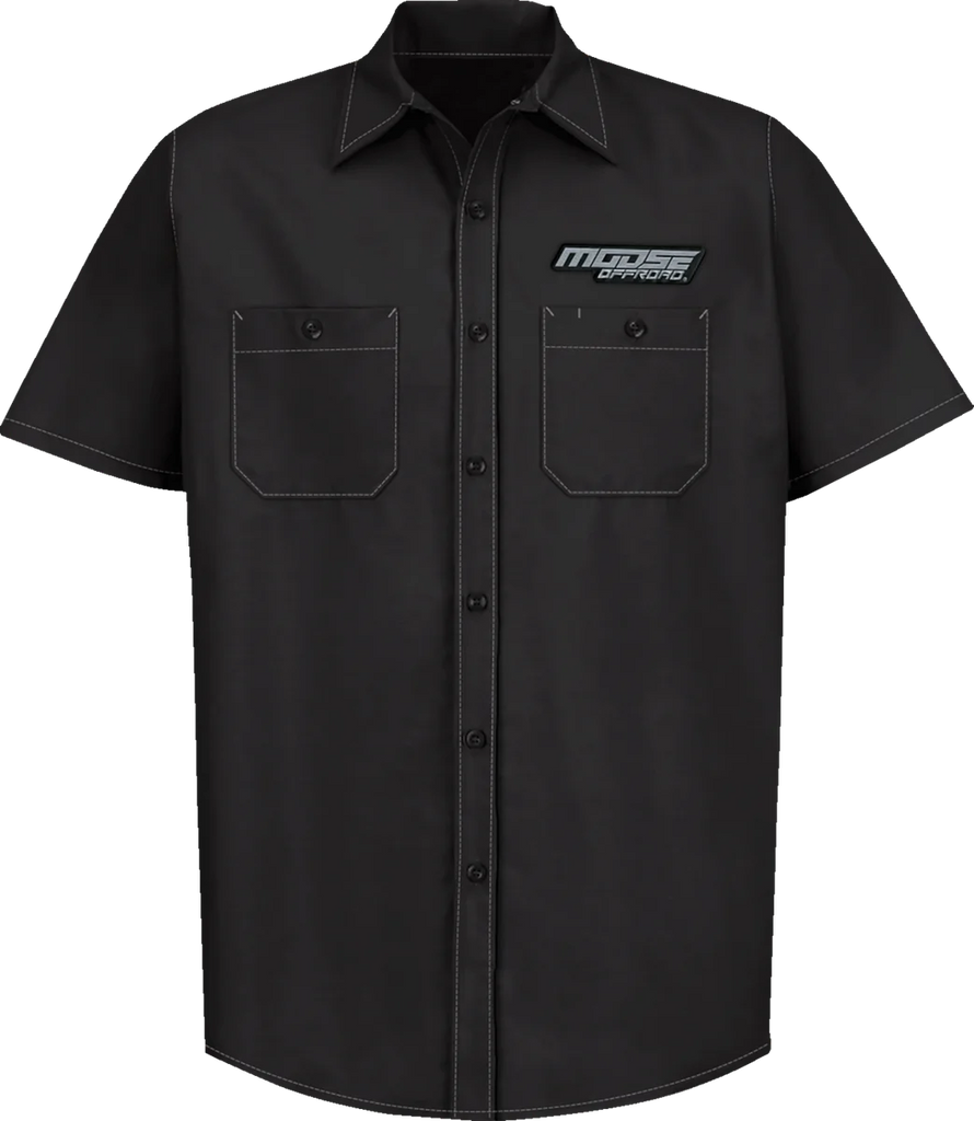 Moose Offroad Moose Offroad Shop Shirt - Black - Medium MRS01S8BCHMR - Main Product View