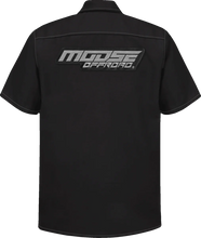 Load image into Gallery viewer, Moose Offroad Moose Offroad Shop Shirt - Black - Medium MRS01S8BCHMR - Side View
