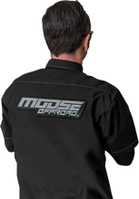 Load image into Gallery viewer, Moose Offroad Moose Offroad Shop Shirt - Black - Medium MRS01S8BCHMR - Back View