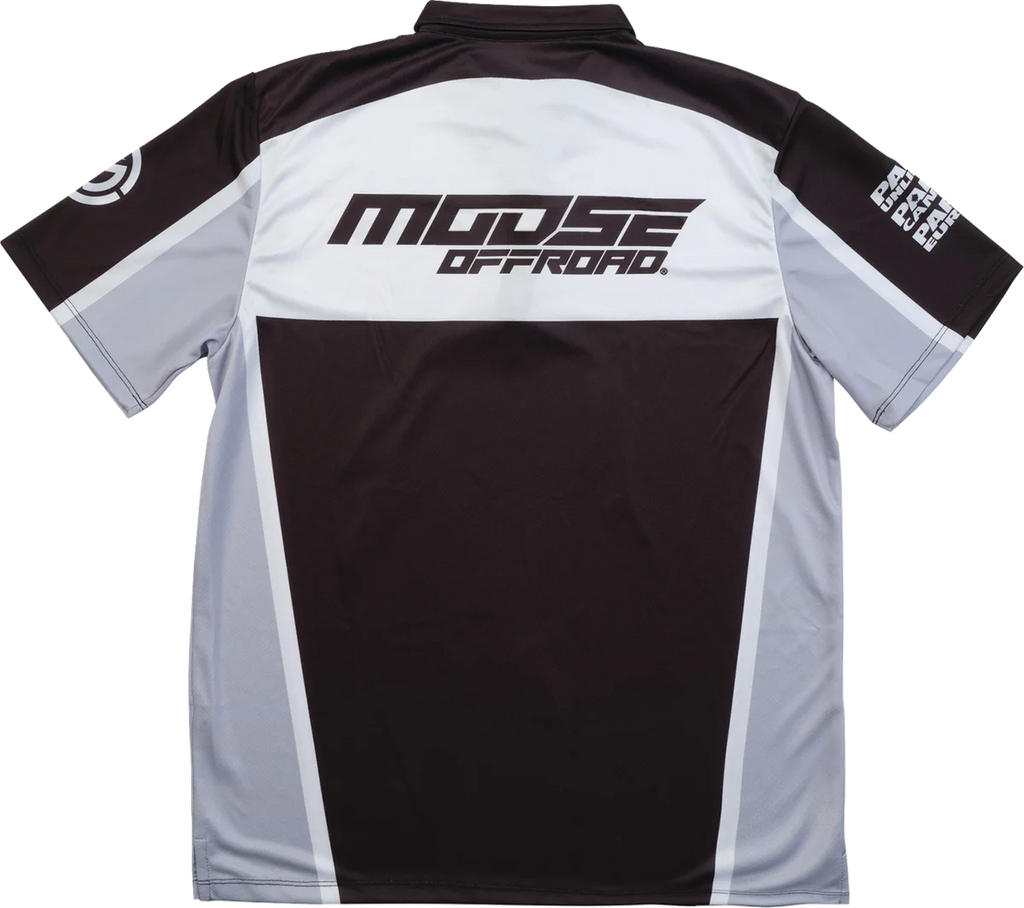 Moose Offroad Moose Pit Shirt - Black/Gray/White - 3XL MRS01DS01BKWH3R - Side View