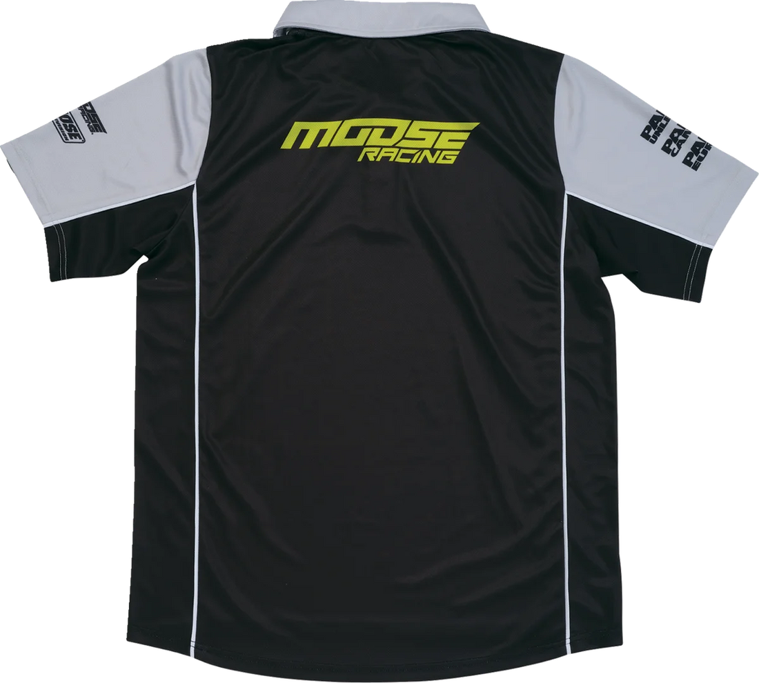 Moose Offroad Moose Pit Shirt - Gray - Medium 3040-3359 - Side View