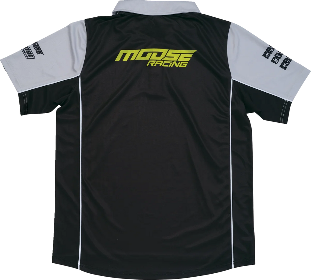 Moose Offroad Moose Pit Shirt - Gray - Medium 3040-3359 - Side View
