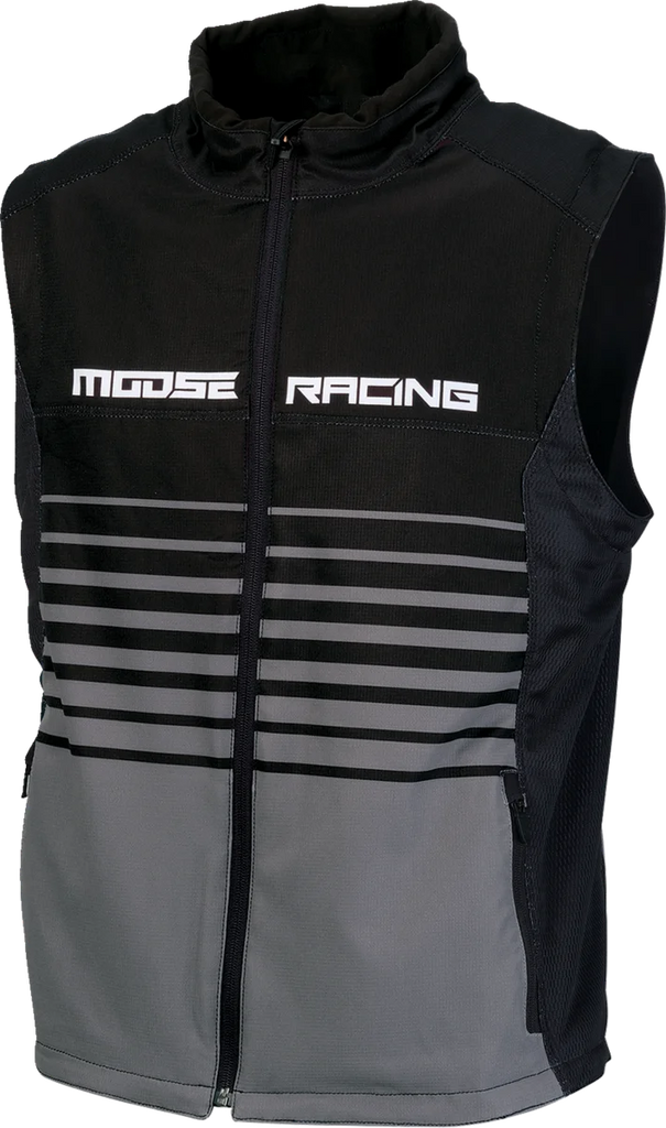 Moose Offroad Moto Vest - Black/Gray - 3XL 2830-0643 - Main Product View
