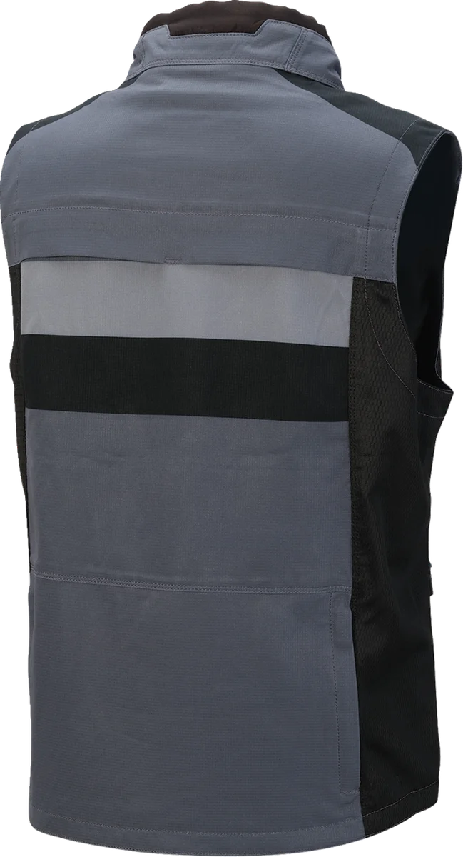 Moose Offroad Moto Vest - Gray/Black - 3XL 2830-0766 - Side View