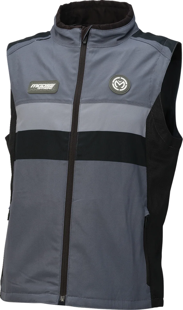 Moose Offroad Moto Vest - Gray/Black - XS 2830-0760 - Main Product View
