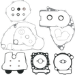 Load image into Gallery viewer, Moose Offroad Motor Gasket Kit with Oil Seal 811590mse fits Suzuki - Main Product View