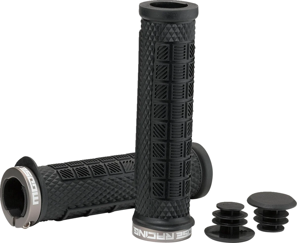 Moose Offroad Mountain Bike Lock-On Grips - Black - 129 mm PRO-K524EP1-OD - Main Product View