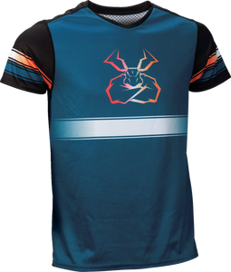 Moose Offroad Mountain Bike Short-Sleeve Jersey - Blue/Orange - Large 5020-0264 - Main Product View