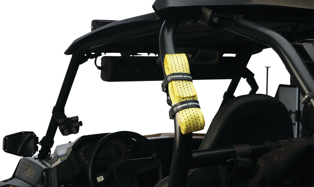 Moose Offroad Multi-Purpose TPU Strap - 20" x 3/4" - Black Q15-6100B - Side View