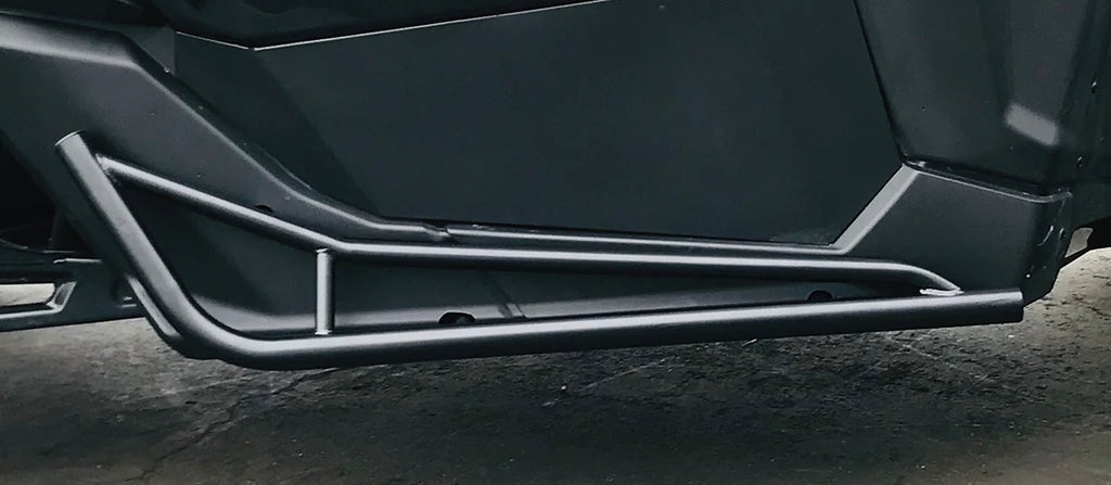 Moose Offroad Nerf Bars - Black - CAN-AM 2-Seater 0530-1448 - Side View