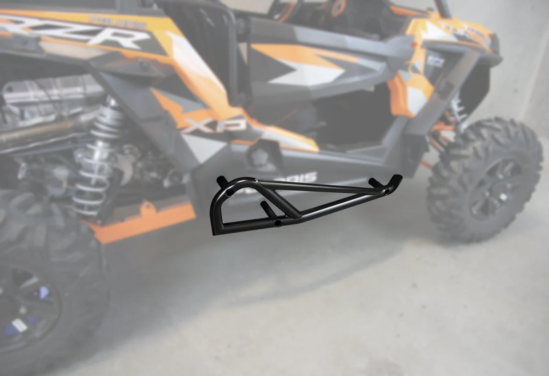 Moose Offroad Nerf Bars - Black - RZR 2-Seater 1004-BK - Side View